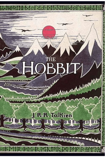 The Hobbit (Cover Design by Tolkien) - naslovnica