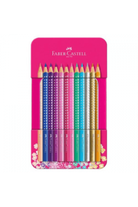 Boje drvene  12boja metalna kutija Grip Sparkle Faber Castell 201737 € 1 - slika proizvoda
