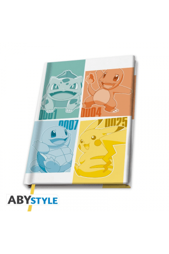 Pokemon -  A5 Notebook Kanto Starters - slika proizvoda