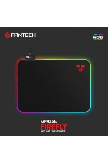 Podloga za miš Fantech 350x250x4mm Firefly RGB MPR351S crni - slika proizvoda