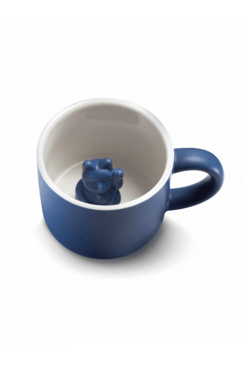 Animal mug Maneki Neko - mug with cat - blue - slika proizvoda