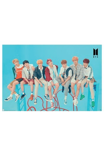 BTS - Poster "Group Blue" (91.5x61cm) - slika proizvoda