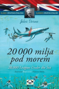 Klasici hrv.-eng.: 20 000 milja pod morem - naslovnica