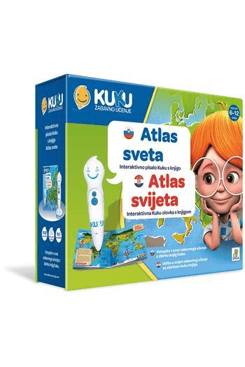 Interaktivna Kuku Olovka s Knjigom - Atlas Svijeta - naslovnica