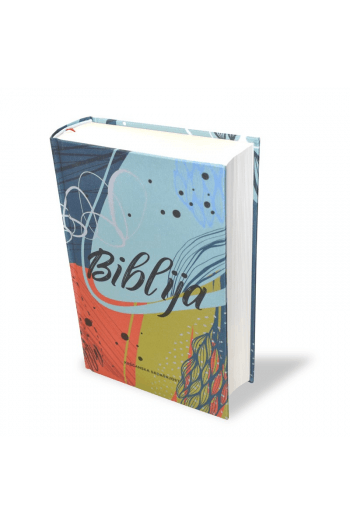 Biblija. Stari i Novi zavjet. Platno (šareno) - naslovnica