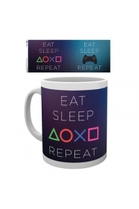 Playstation - Mug - 320 Ml - Eat Sleep Repeat - Subli - Box - slika proizvoda