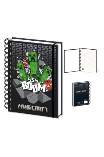 Pyramid Minecraft (Boom) A5 3D Lencitular Notebook - slika proizvoda