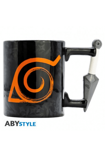 Naruto Shippuden - Mug 3D Handle - Kunai Konoha - slika proizvoda