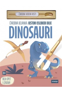 Čarobna bojanka: Kistom oslobodi boje - Dinosauri - naslovnica