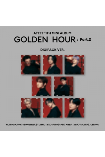 ATEEZ - 11Th Ep [Golden Hour : Part.2] (Digipack) [Jongho Ver.] - omot