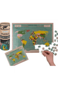 Puzzle Karta Svijeta 50X35Cm