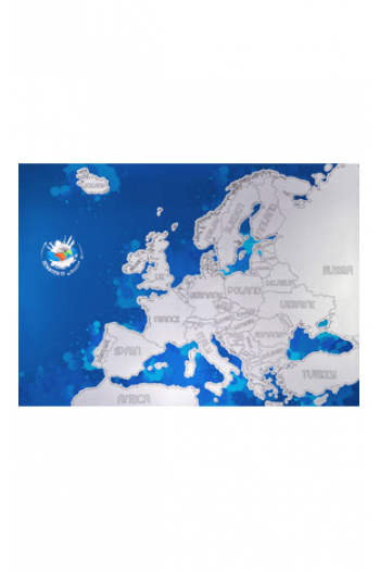 Karta Europe - Scratch My Travel Map - slika proizvoda
