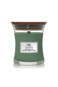 Svijeća WoodWick Classic mini Mint Leaves & Oak