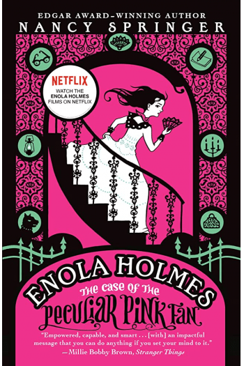 Enola Holmes 4: Case of the Peculiar Pink Fan - naslovnica