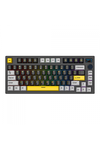 Tipkovnica gaming bežična mehanička Fantech Max fit 81 YS MK910Vibe RP sivo-crna - slika proizvoda