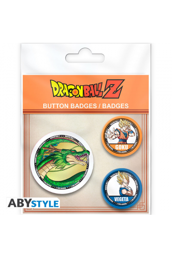 Dragon Ball - Badge Pack - Goku, Vegeta & Shenron - slika proizvoda