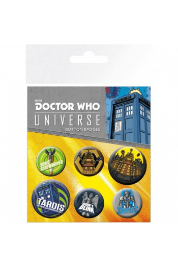 Doctor Who - Badge Pack - Alien Adventures - slika proizvoda