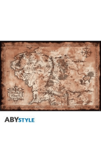 The Lord of the Rings Poster Map (98x68cm) - slika proizvoda