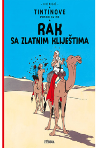 Rak sa zlatnim kliještima (Strip) - naslovnica