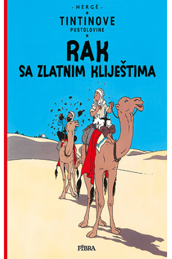 Rak sa zlatnim kliještima (Strip) - naslovnica