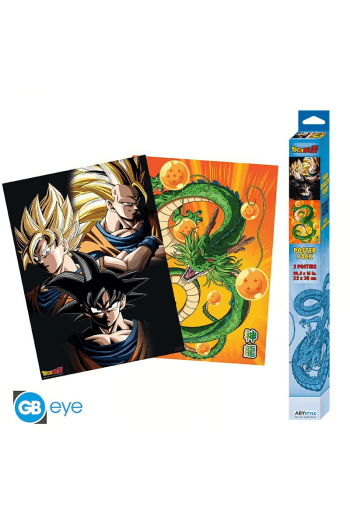 Dragon Ball - Set 2 Chibi Posters - Goku & Shenron (52X38)  X4 - slika proizvoda