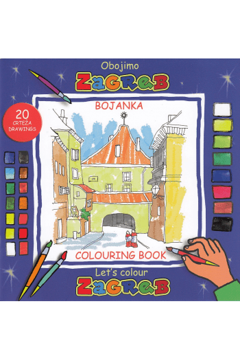 OBOJIMO ZAGREB: bojanka - naslovnica