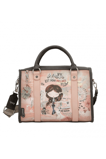 Torba fashion Anekke SS24 Peace&Love pink L-30x21x15cm 38821-189 P8 - slika proizvoda
