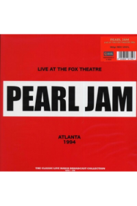 Pearl Jam - Live At The Fox Theatre In Atlanta 1994 (Red Vinyl) LP - omot