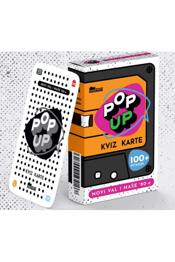 Pop Up karte Novi val i naše 80-e - slika proizvoda
