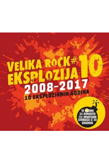 Razni izvođači - Velika Rock Eksplozija #10 CD - omot