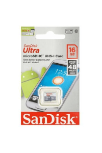 SANDISK MEMORIJSKA KARTICA MicroSDHC ULTRA 16GB CL10 - slika proizvoda