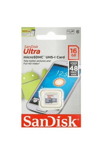 SANDISK MEMORIJSKA KARTICA MicroSDHC ULTRA 16GB CL10 - slika proizvoda