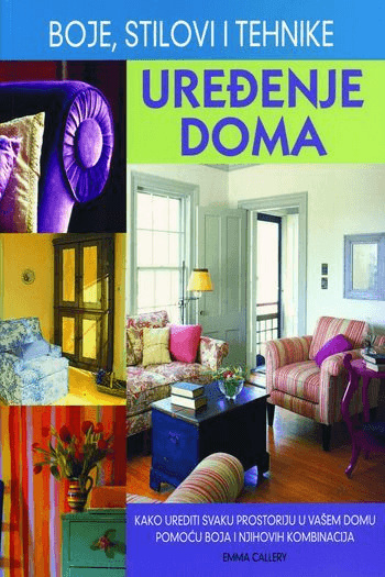 Boje, stilovi i tehnike-uređenje doma - naslovnica