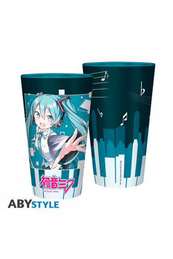 Hatsune Miku - Large Glass - 400ml - Musical City - Box - slika proizvoda