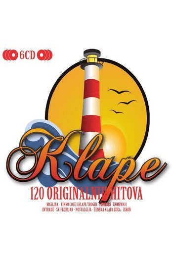 Razni izvođači - Klape- 120 originalnih hitova CD - omot