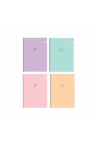 Bilježnica Ilijanum A4 70g 60L crte soft touch