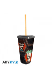 Dr Stone - Tumbler With Straw - 470Ml - Sd Group