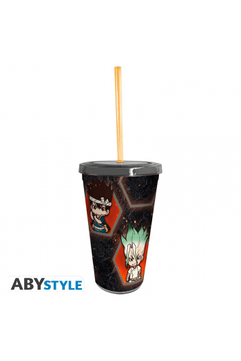 Dr Stone - Tumbler With Straw - 470Ml - Sd Group - slika proizvoda