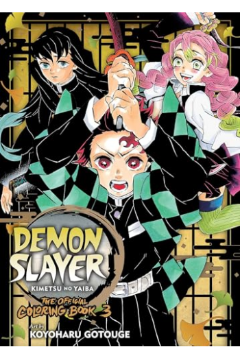Demon Slayer: Kimetsu no Yaiba: The Official Coloring Book 3 (Manga) - naslovnica