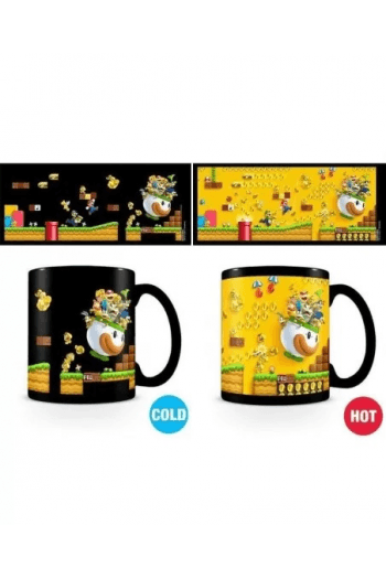Pyramid Super Mario (Gold Coin Rush) Heat Change Mug - slika proizvoda