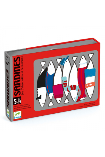 Sardines Card Game by Djeco - slika proizvoda