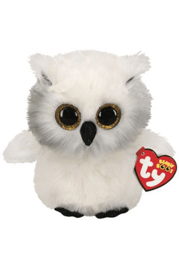 Ty Beanie Boos Austin White Owl - bijela sova  - slika proizvoda