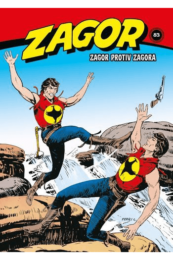 Zagor kolor biblioteka 083 - Zagor protiv Zagora (Strip) - naslovnica