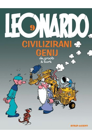 Leonardo 9: Civilizirani genij (Strip) - naslovnica