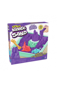 Kinp: Kinetički Pijesak - Pješčanik S Priborom Set Za Igru - Ljubičasti