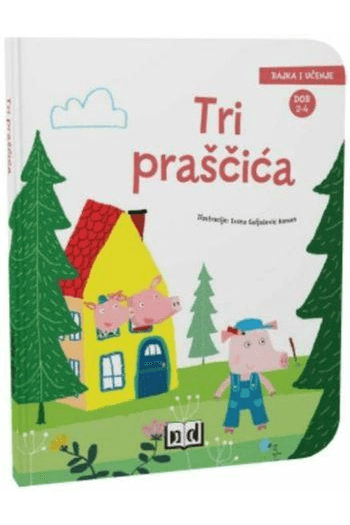 Bajka i učenje - Tri praščića (Slikovnica) - naslovnica