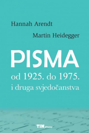 Pisma od 1925. do 1975. i druga svjedočanstva - naslovnica