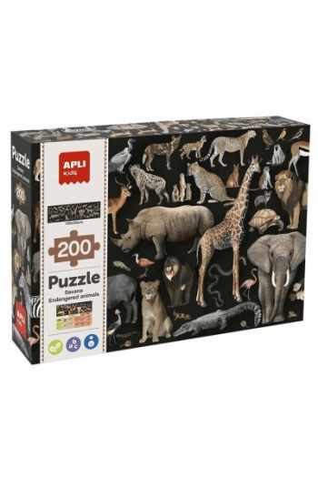 Slagalica Apli savanna ugrožene životinje - slika proizvoda