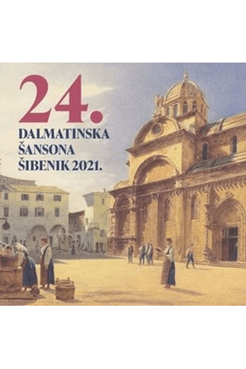 Razni izvođači - 24. dalmatinska šansona, Šibenik 2021 CD - omot