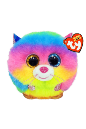 Ty Puffies Gizmo Rainbow Cat- šarena mačka